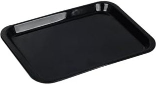 12inch Rectangular Plastic Tray,Storage Tray, Black Serving Tray For Hotel,Home,Restaurant Organizer Plate,29.8 * 21.5CM