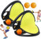 Beach Paddle Ball - Fangspiel, Outdoor -Sportspielzeug | Robustes Paddel -Set, leichter Ball mit einfachem Werfen, 2 Spielern werfen und fangen Spiele, zwei Spieler Hinterhofspiel für Sommeraktivitäte