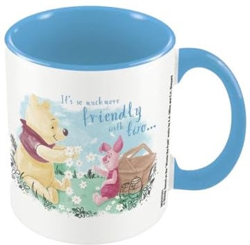 Winnie the Pooh - Tazza, bianco / blu, Taglia Unica
