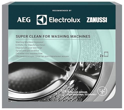 Franza Super clean for washing machine Sgrassante per lavatrice sostitutivo per Electrolux Aeg Zanussi confezione con 2 buste da 50gr.