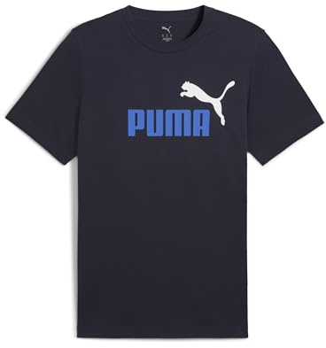 PUMA Herren Essentials 2 Colour No. 1 Logo T-Shirt 4XL, New Navy Blue