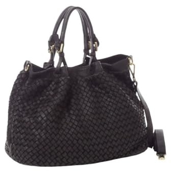 BZNA Bag Ronja Schwarz Italy Designer Damen Umhängetasche Handtasche Schultertasche Tasche Leather Shopper