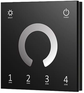 Modulo interruttore dimmer LED 0/1-10V 3.0 AC 110V 220V Controllo montaggio a parete Telecomando touch(T11-B)