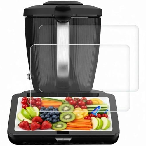 Kievano Set da 2 Pellicole Protettive per TM7 – Vetro Temperato Ultra Trasparente HD, Protezione Schermo per Robot da Cucina TM7, Antigraffio e Anti-Impronte, Spessore 0,3 mm, Installazione Senza Boll