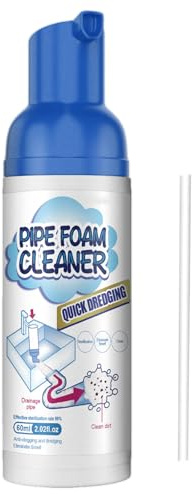 Nettoyants En Mousse Pour Canalisations,Déodorant Et Déboucheur De Tuyaux,Nettoyage Des Tuyaux,Pour Toilettes,Évier,Baignoires,60ML