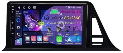 9 Zoll Doppel Din Android 15 Autoradio,für Toyota C-HR 2016-2020,mit CarPlay Rückfahrkamera Lenkradsteuerung Bluetooth GPS Navigation FM Digitalradio WiFi(C1 2+32G)