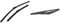Bosch A939S Wiper Blades Set & Bosch H840 Rear Wiper Blade, Length: 290