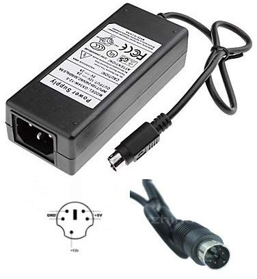 TOP CHARGEUR * Adattatore Caricatore Caricabatteria Alimentatore 12V 5V 2A 5 Pin per Hard Disk WD Elements 500 GB wd5000 C035 – 000