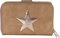 styleBREAKER Sac Portefeuille à étoile avec Aspect Paillette ou métallique, Fermeture éclair, Porte-Monnaie, Femme 02040076, Couleur:Marron/Doré Rose métallisé