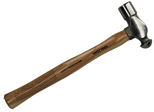32oz American Hickory Ball Pein Pin Hammer Wooden Handle Drop Forged Head