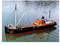 Caldercraft 7005 SS Talacre Ship Model Kit – Pre Built GRP Plastic Hull, R/C Compatible Boat Replica. Radio Controlled Boats
