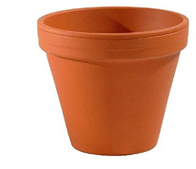 meindekoartikel Tontöpfe - Blumentöpfe Übertöpfe Pflanztopf - Naturprodukt 1 Stück - ca. Ø 20 cm