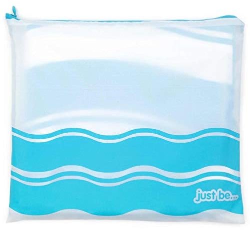 just be... Microfaserhandtuch. Kompaktes und schnelltrocknendes Mikrofaser Strandtuch in unterschiedlichen Farben und Größen