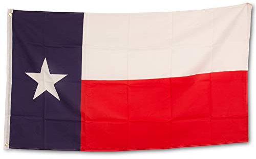 SCAMODA Bundes- und Länderflagge aus wetterfestem Material mit Metallösen, Outdoor Fahne & Flagge (Texas) 150x90cm