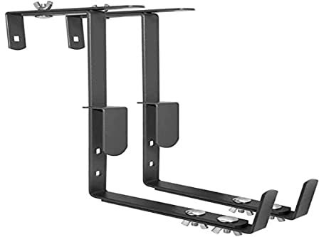 Louis Moulin Lot de Supports jardinières Fer Plat Ergonomique 16 à 26 cm Anthracite