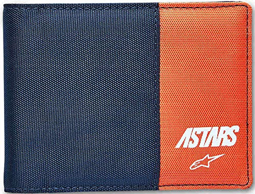 Alpinestars Unisex MX Wallet Brieftasche, Navy/Orange