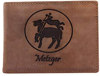 FFelsenfest Geldbörse mit Metzger-Fleischer Zunft-Wappen