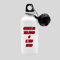 Gourde 500 ml avec double bouchon à vis et mousqueton personnalisable avec photos, 500 ml, personnalisable pour boissons chaudes ou froides.