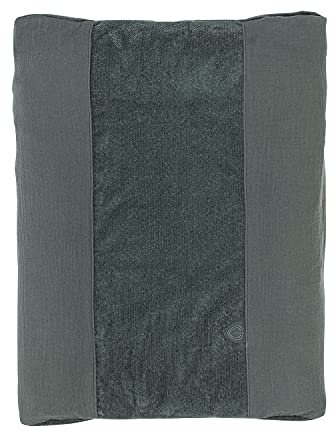 Nattou Wickelauflagenbezug aus Baumwolle und Polyester (Frottee), Ca. 70 x 50 cm, Luna und Axel, Grün