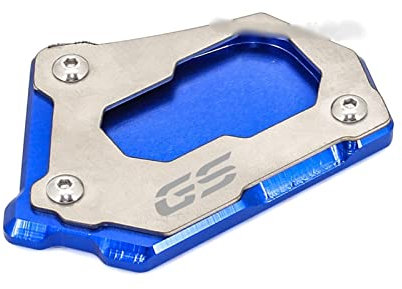 HSSM Seiten Für BMW R 1200 GS LC R1200GS ADV R1250GS Adventure R 1250 GS CNC Seitenständer Vergrößern Verlängerung Motorradständer (Color : Blue GS)