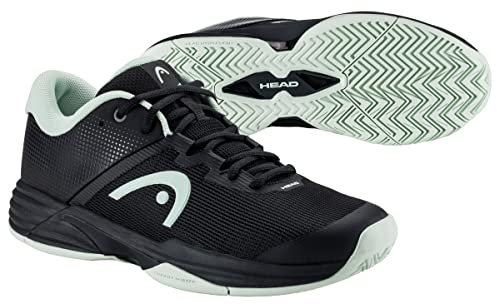 HEAD Women's Revolt Evo 2.0 Women Tennisschuh, schwarz/Aqua, 39