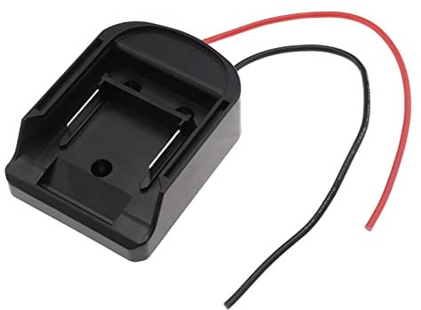 VGOL Batterieadapter Kompatibel mit Makita 14,4 V 18 V Li-Ionen-Akku BL1820 BL1830 BL1840 BL1850 BL1850B BL1860 BL1860B Dock-Stromanschluss mit 14 AWG-Kabel