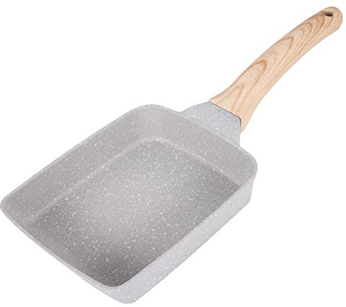 Qezodsx PoêLe Tamagoyaki AntiadhéSive PoêLe CarréE Pot à Omelette de Style Japonais Pot de DéJeuner PoêLe à Frire PoêLe à Oeufs PoêLe à Sauce de Cuisine
