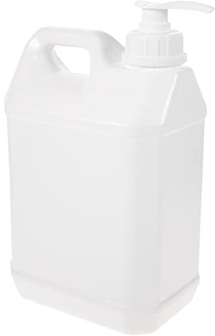 COHEALI Gallon Jug Shampoo Dispenser Empty Shampoo Bottle 5L Pump Plastic Liquid Cosmetics Storage Container Refillable Shower Bottle Dispenser with Pump Gallon Jug Laundry Soap Dispenser