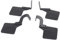 RC-Auto-Gummi-Schutzblech, vorne und hinten, Gummi-Schutzblech für Traxxas 1/18 TRX4M RC Crawler Auto (schwarz)
