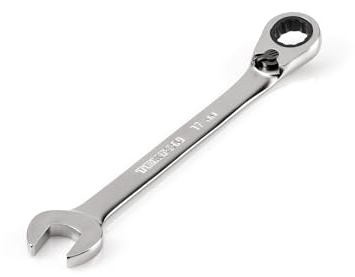 TEKTON 17 mm Wendbarer 12-Kant Ratschenringschlüssel | WRC23417 | 12-kant