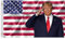 2024 Polyester-Flagge mit 4 Messingösen, großes Banner für den amerikanischen Präsidenten, Republikanisches Banner für politische Kampagne, hält Amerika großartig, tolle Dekoration für drinnen und
