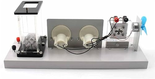 Pila de combustible de hidrógeno reversible y electrolizador Experimento de física y electricidad Kit generador de oxígeno e hidrógeno Equipo didáctico Pila de combustible de hidrógeno y electrolizado