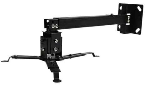 CYairong-22 Projector Black Color Projector Ceiling Mount Adjustable 43 To 65cm Roof Bracket For DLP LCD LED Wall Hanger Portable Projector