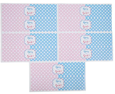 Tyenaza 5pcs Etiquetas de botellas de agua Etiquetas de botella de niño rosa o niña auto adhesivo