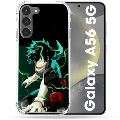 Cokitec Verstärkte Schutzhülle für Samsung Galaxy A56 5G Manga My Hero Academia Deku