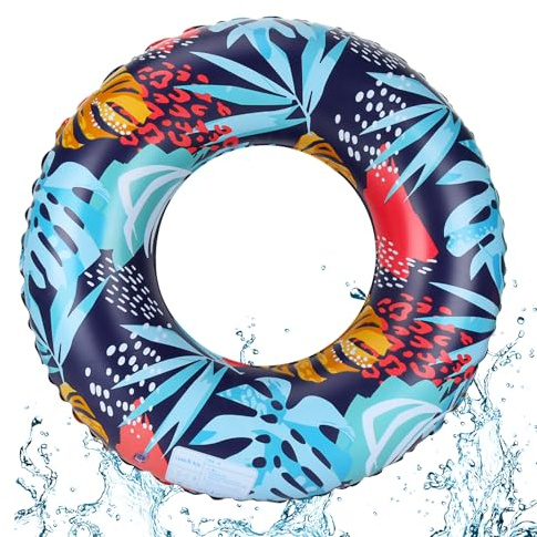 GUBOOM Schwimmring Kinder, Aufblasbare Schwimmbecken Schwimmer, Dauerhafter Schwimmreifen, Luftmatratze Schwimmreifen Aufblasbar für Kinder 5-9 Jahre