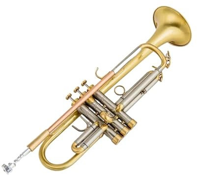 Trompete Trompete Bb Flat Brass Musikinstrument Geeignet für Erwachsene