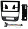 BGRVCKS Fascia du Panneau Radio pour Peugeot 406 1995-2005 Voiture 9 Pouces 2 Din Radio Fascias Cadre Panneau De Lecteur Stéréo(Black Frame Cable)