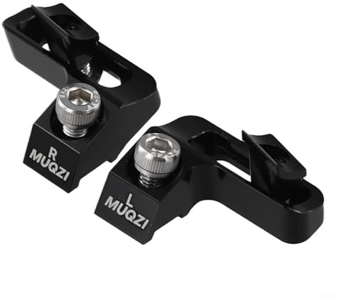 Homefurnishmall Soporte de palanca de cambios integrado, adaptador de palanca de cambios de bicicleta, abrazadera de aluminio para SRAM para freno ISpec EV (negro)