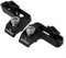 Homefurnishmall Soporte de palanca de cambios integrado, adaptador de palanca de cambios de bicicleta, abrazadera de aluminio para SRAM para freno ISpec EV (negro)