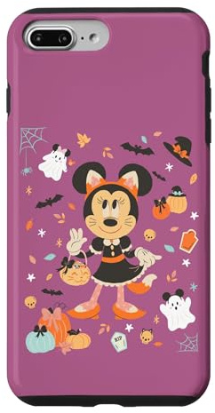 Disney Halloween Minnie Mouse Cute Cat Costume Collage Case for iPhone 7 Plus/8 Plus
