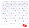 BABYLUX Wickeltischauflage Wickelauflage Baby Wickeltisch 50x70 70x70 80x70 (80 x 70 cm, 93 - Sterne Rosa Grau)