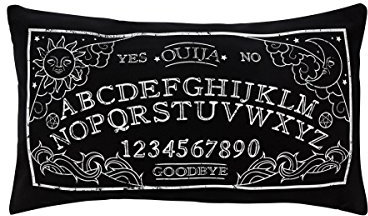 Grindstore Kissen Ouija Board, schwarz, 50 x 30 cm