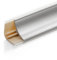 DQ-PP Profilé d'angle de 3 m - En aluminium - 13 x 13 mm - PVC - Pour plan de travail de cuisine, finition murale - Pour plan de travail