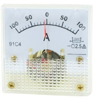 Aexit 91C4 DC100-0-100A Amperometro misuratore amperometro analogico a centro zero ID: 787161