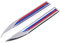 Tcare 1 Paar Russland Flagge Emblem Abzeichen 3D Metall Aufkleber Aufkleber Autos LKW Motorrad