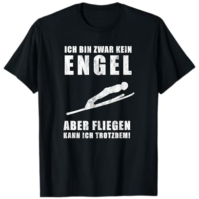 Skispringer Skispringen Skifliegen Wintersport Geschenkidee T-Shirt