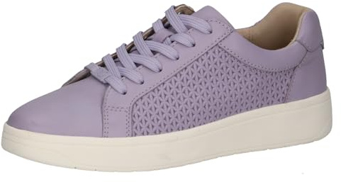 Caprice Damen Sneaker flach aus Leder mit Schnürsenkeln