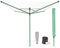 Brabantia - Lift-O-Matic drehbaren Wäschespinne - Reibungsloses Drehungen - UV-beständige Wäscheleine, 50m - Kein Durchhängen - Auch für Kleiderbügel - Leaf Green - ø 295cm