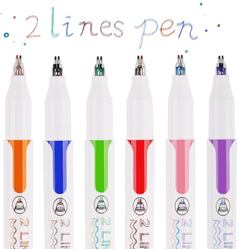 Penne da disegno 3D a due linee, disegna due linee contemporaneamente con le penne Tomorotec a doppia linea